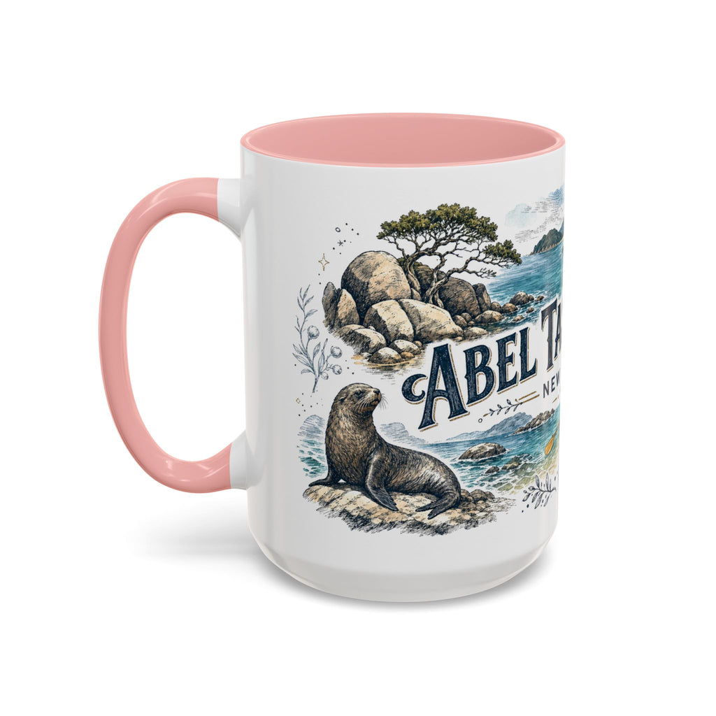 Abel Tasman Coast Mug, New Zealand Travel Souvenir, Bucket List Gift, Accent Ceramic Coffee Mug 11oz 15oz