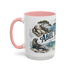 Abel Tasman Coast Mug, New Zealand Travel Souvenir, Bucket List Gift, Accent Ceramic Coffee Mug 11oz 15oz