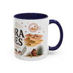 Sahara Dunes Coffee Mug | Travel Destination Souvenir Gift | Accent Color Ceramic 11oz 15oz