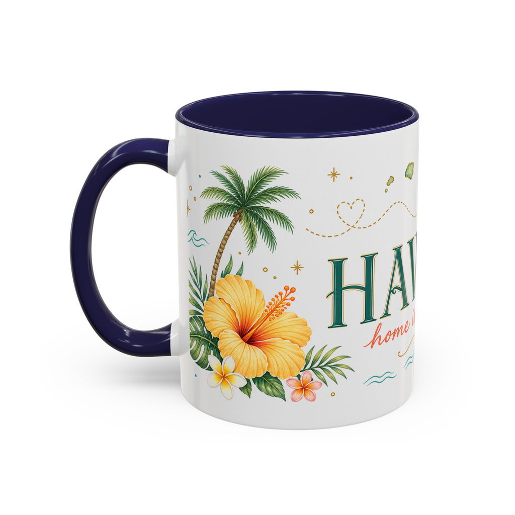 Hawaii State Map Mug | Moving Away Gift | Long Distance Friendship Coffee Cup