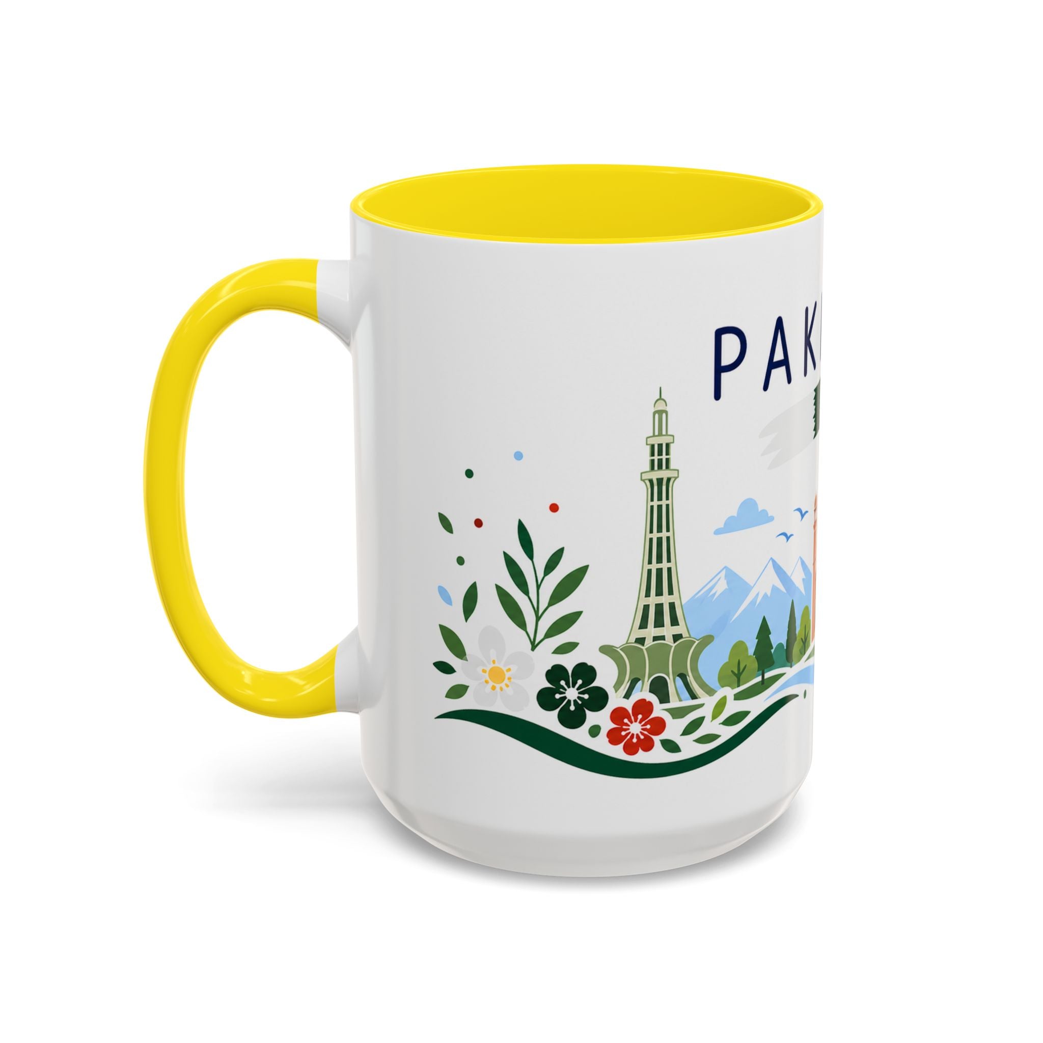 Pakistan Coffee Mug | Travel Souvenir Accent Mug | Country Gift Ceramic Cup 11oz 15oz