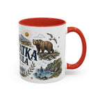 Kamchatka Peninsula Mug, Russia Travel Souvenir, Bucket List Gift, Accent Ceramic Coffee Mug 11oz 15oz