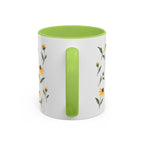 Maryland Black-eyed Susan Mug, State Flower Floral Coffee Cup, 11oz Botanical Gift