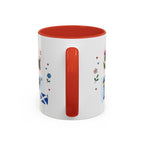 Edinburgh Coffee Mug | Postage Stamp Collage Mug | Travel Souvenir Accent Cup 11oz 15oz