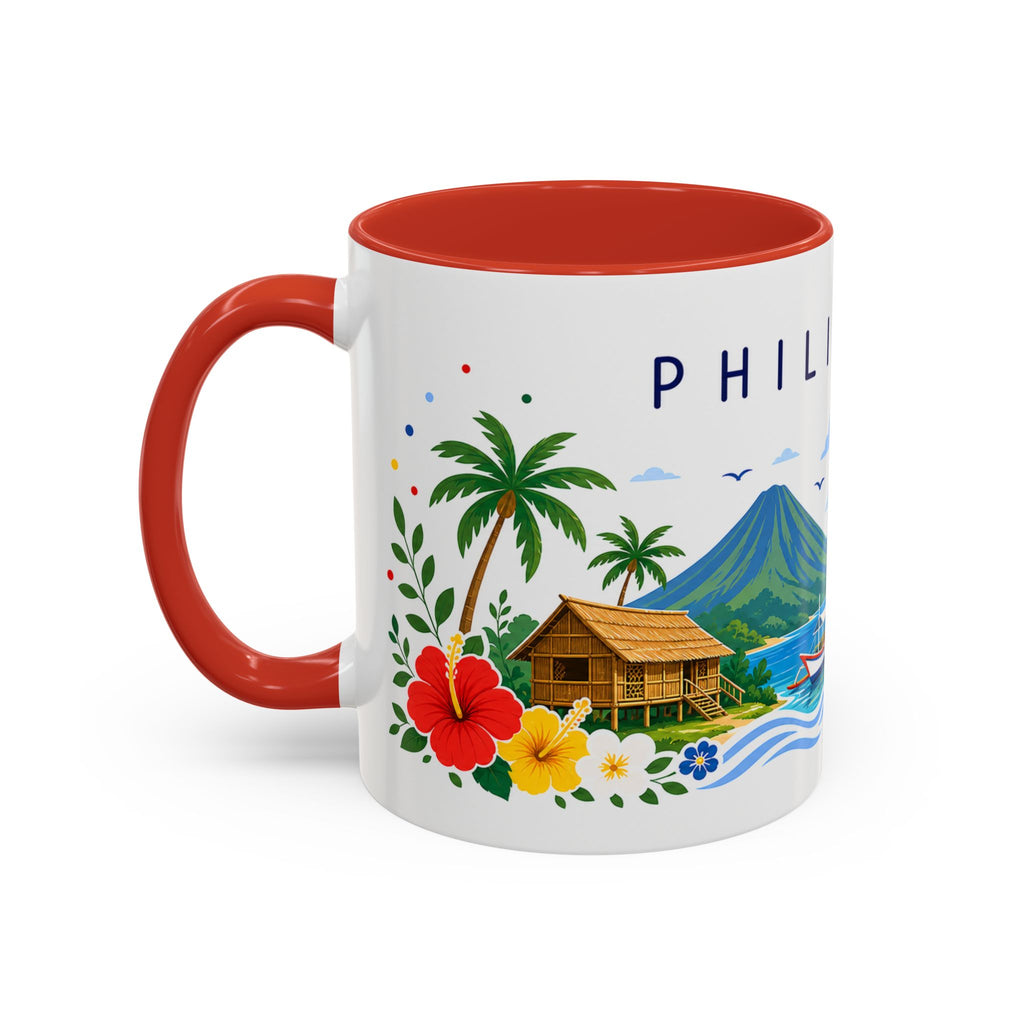 Philippines Coffee Mug | Travel Souvenir Accent Mug | Place Gift Ceramic Cup 11oz 15oz