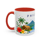 Philippines Coffee Mug | Travel Souvenir Accent Mug | Place Gift Ceramic Cup 11oz 15oz