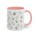 New Mexico Yucca Flower Mug, State Flower Floral Coffee Cup, 11oz Botanical Gift