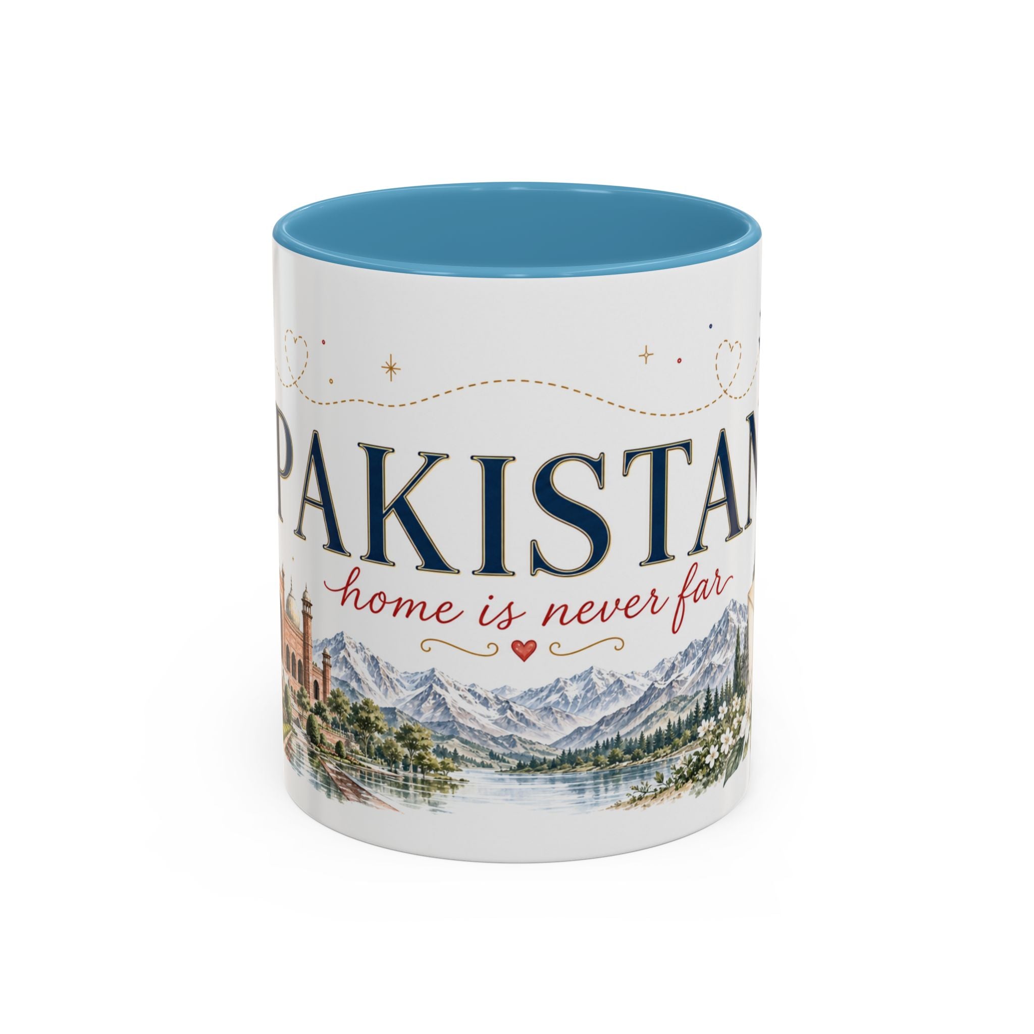 Pakistan Home Country Mug | Moving Away Gift | Long Distance Friendship | 11 oz 15 oz Accent Mug