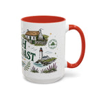 Irish West Coast Coffee Mug | Travel Destination Souvenir Gift | Accent Color Ceramic 11oz 15oz