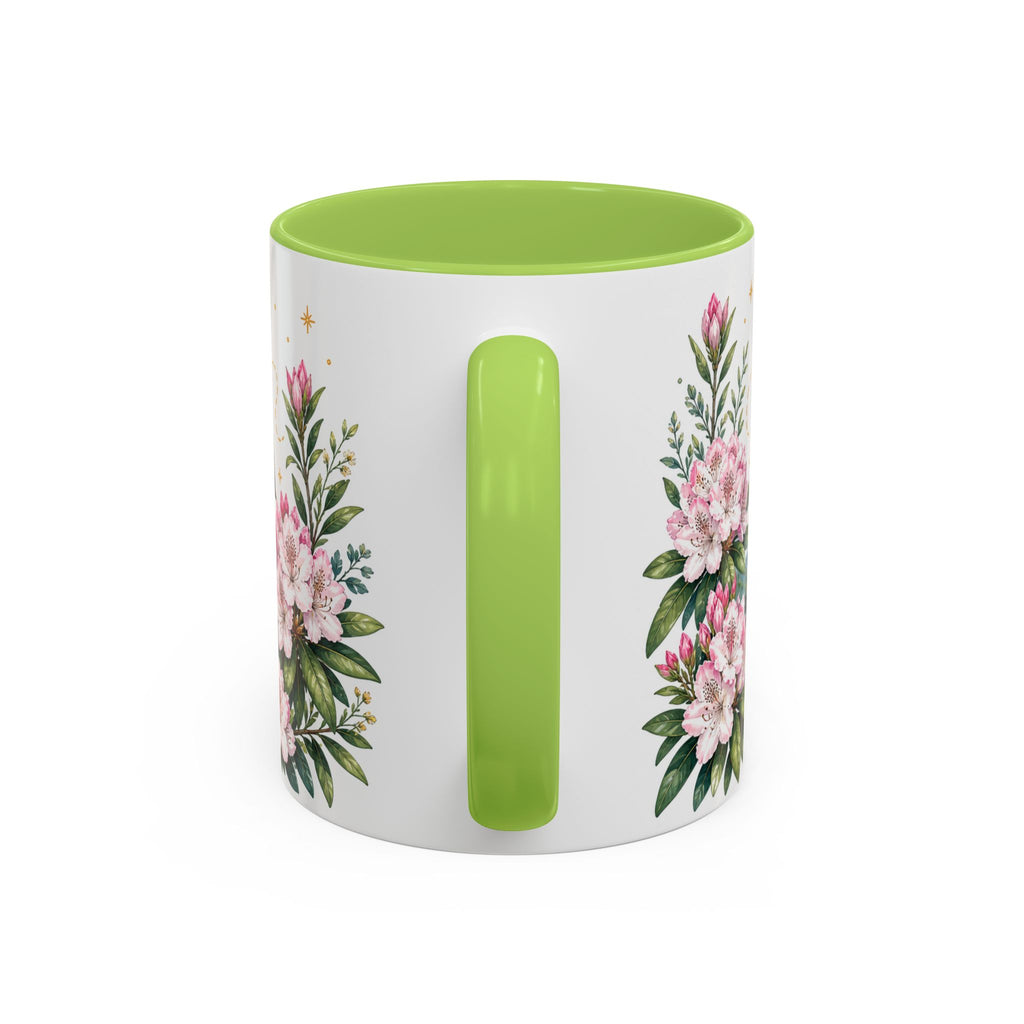 West Virginia State Map Mug | Appalachian Bridge, Rhododendron Accent Coffee Cup