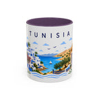 Tunisia Coffee Mug | Travel Souvenir Accent Mug | Place Gift Ceramic Cup 11oz 15oz