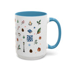 Washington DC Christmas Mug | Watercolor City Souvenir | Ceramic Coffee Cup 11oz 15oz