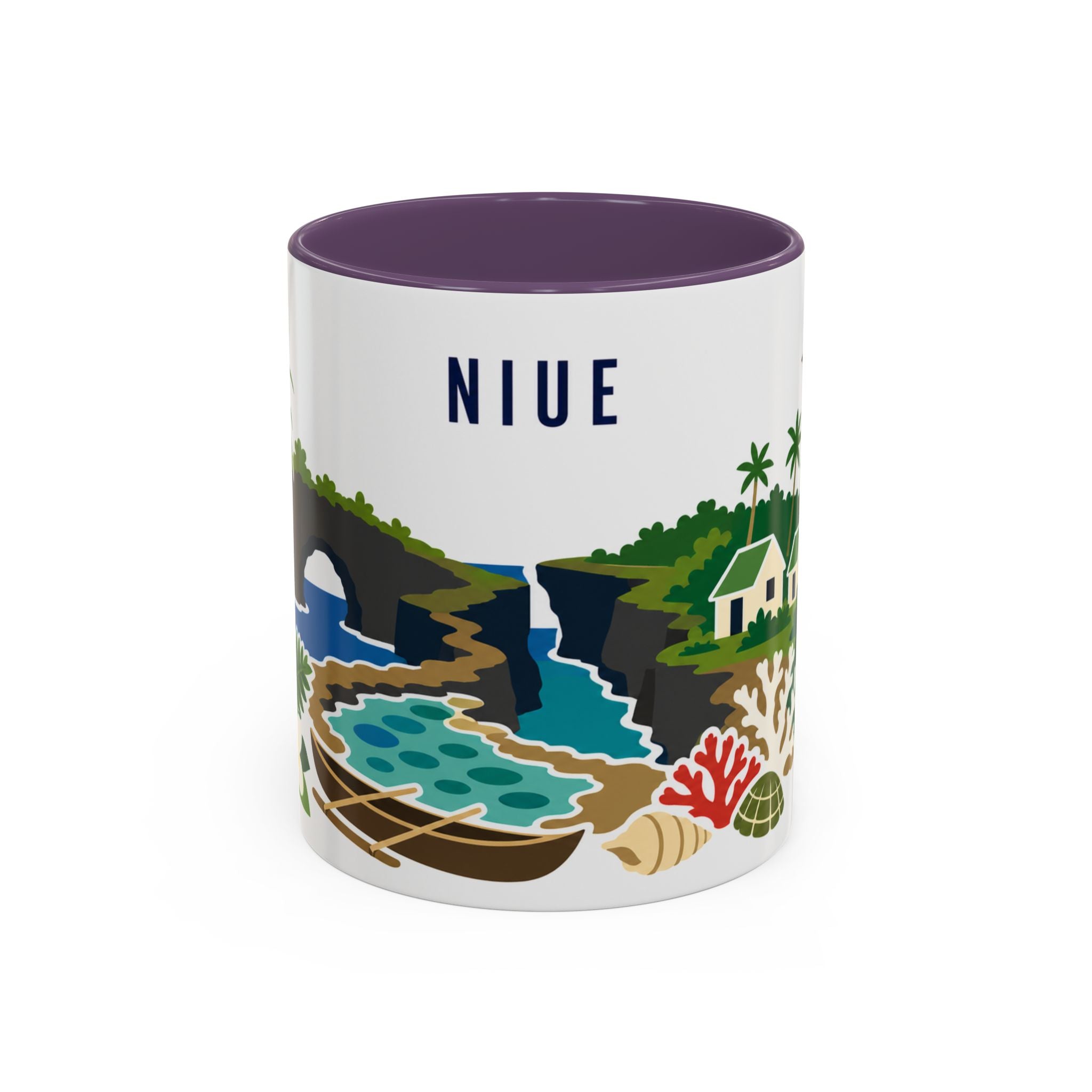 Niue Coffee Mug | Travel Souvenir Accent Mug | Country Gift Ceramic Cup 11oz 15oz