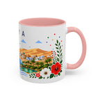 Libya Coffee Mug | Travel Souvenir Accent Mug | Place Gift Ceramic Cup 11oz 15oz