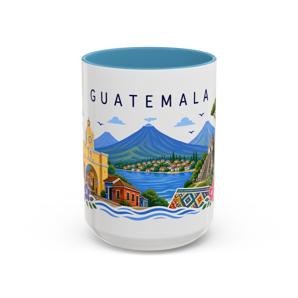 Guatemala Coffee Mug | Travel Souvenir Accent Mug | Place Gift Ceramic Cup 11oz 15oz