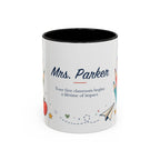 Personalized First Year Teacher Mug | Custom Name Pencil Coffee Cup