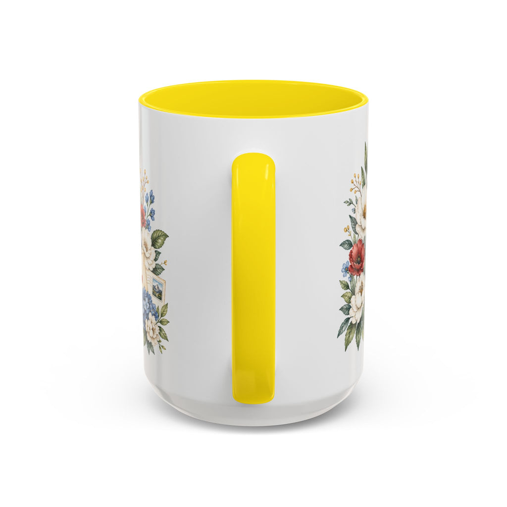 USA Home Country Mug | Moving Away Gift | Long Distance Friendship | 11 oz 15 oz Accent Mug
