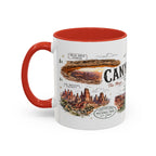 Canyonlands National Park Coffee Mug | Utah Red Rock Desert River Gift | Accent Color Ceramic 11oz 15oz