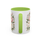 Indiana State Mug | Moving Away, Long Distance Friendship Gift | Botanical Map Accent Cup