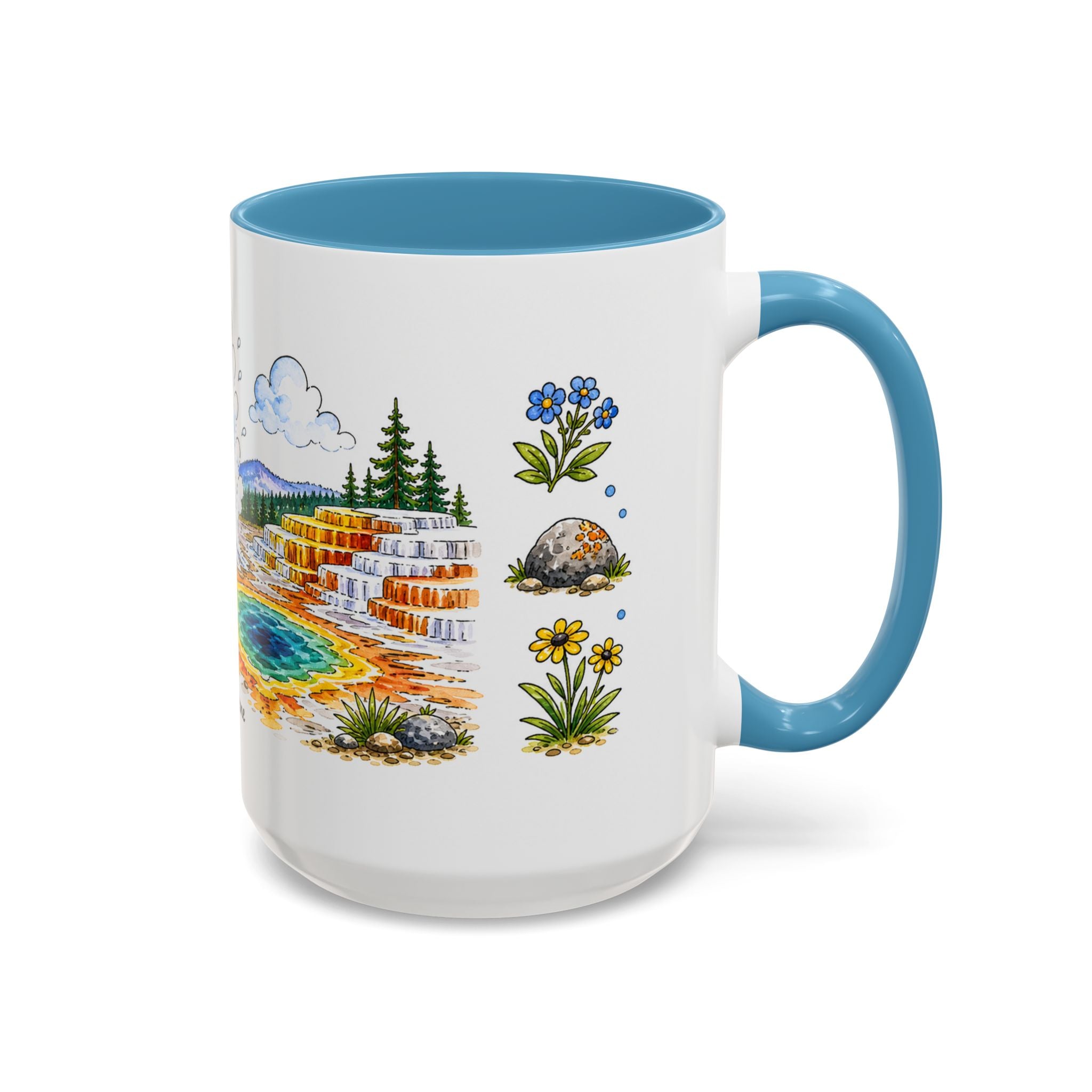 Yellowstone National Park Mug | US Travel Souvenir Accent Coffee Mug | 11oz 15oz Ceramic Cup