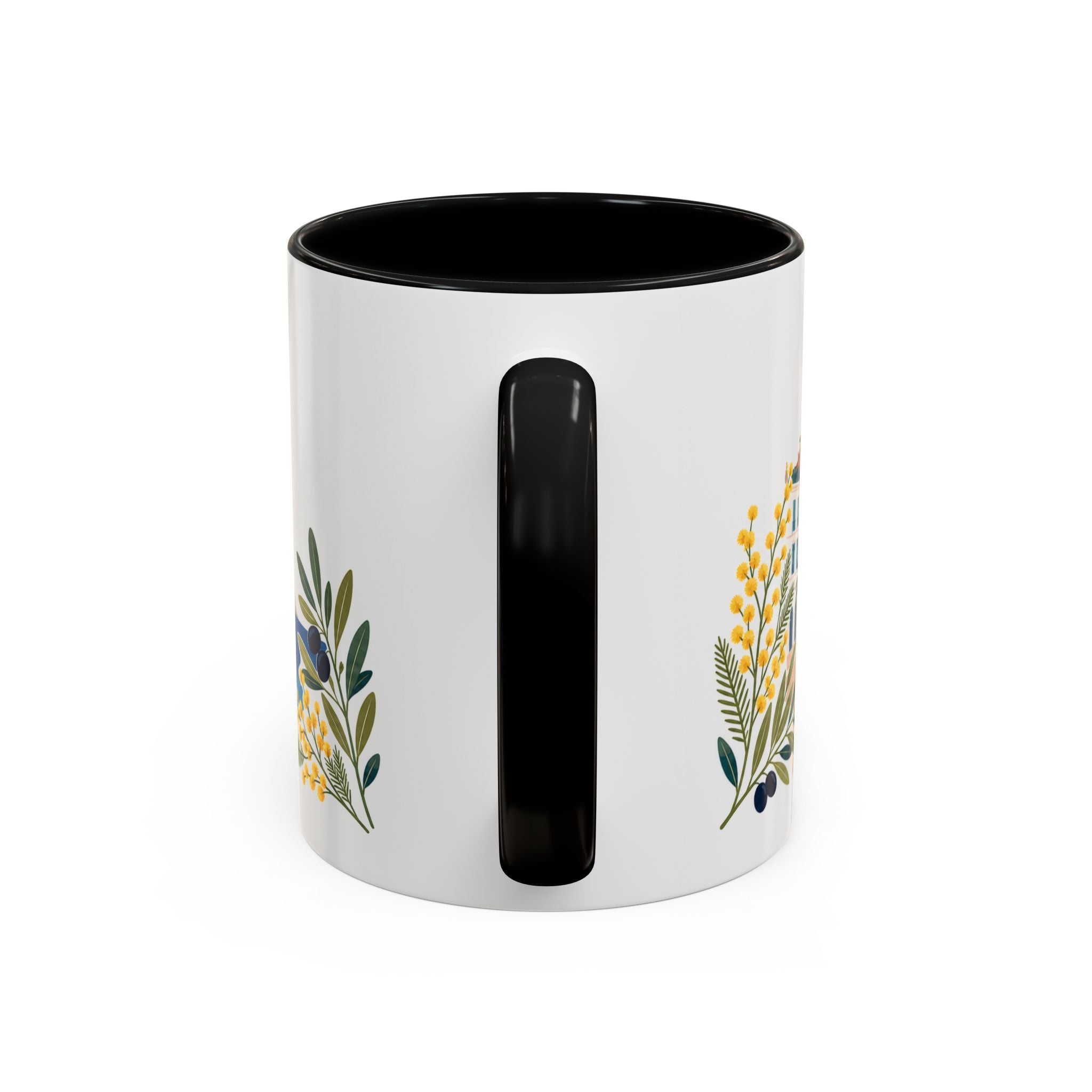 Nice Coffee Mug | France Travel Souvenir | Porcelain Decal City Gift | 11oz 15oz Accent Mug