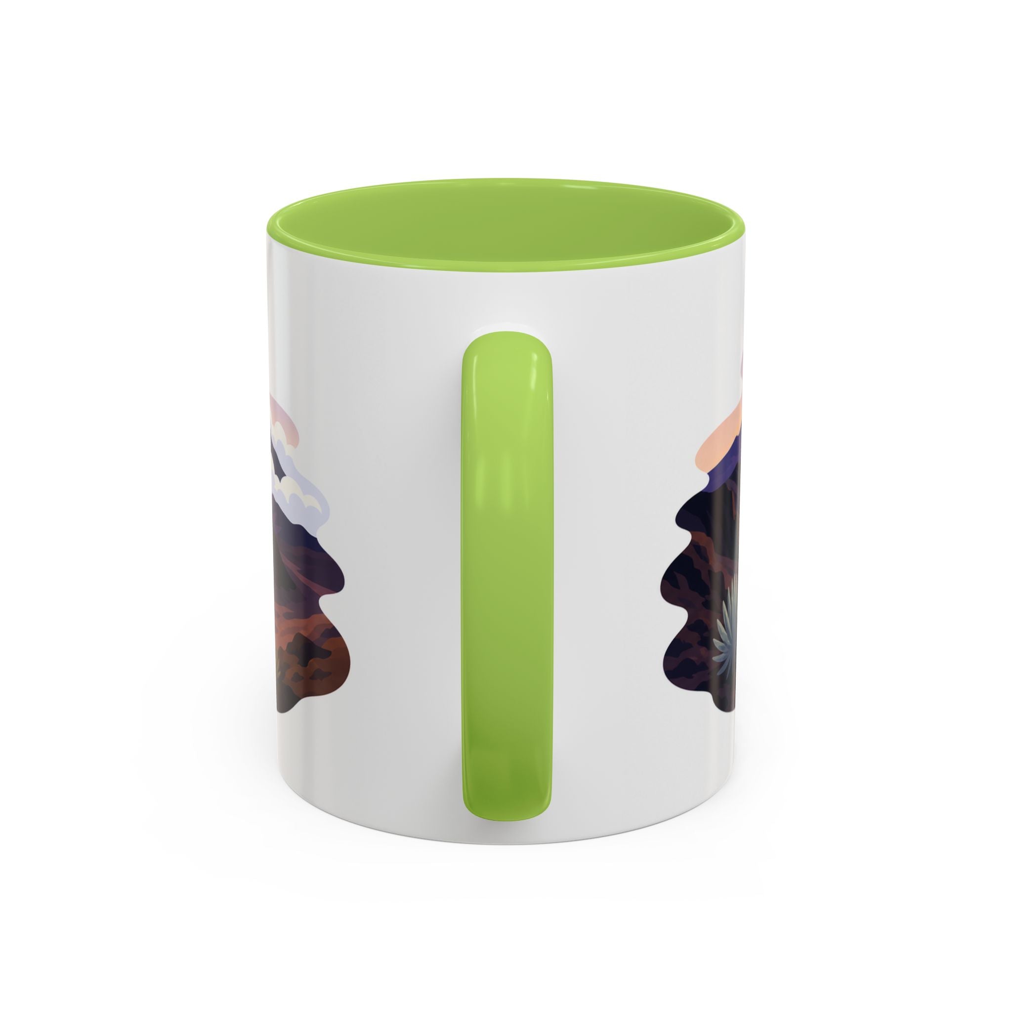 Haleakala National Park Coffee Mug | Solid Color Block Park Souvenir | 11oz 15oz Accent Mug