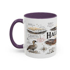 Haleakala National Park Coffee Mug | Hawaii Maui Sunrise Crater Gift | Accent Color Ceramic 11oz 15oz