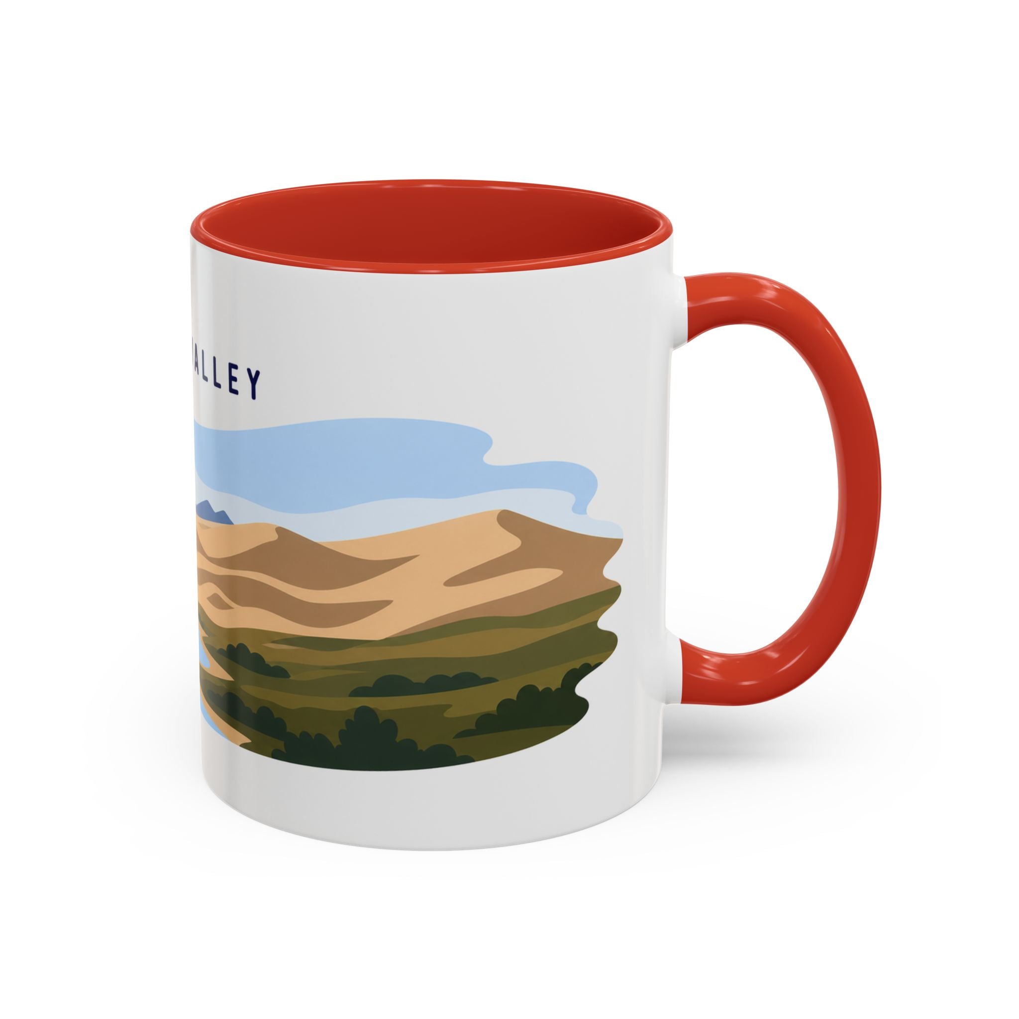 Kobuk Valley National Park Coffee Mug | Solid Color Block Park Souvenir | 11oz 15oz Accent Mug