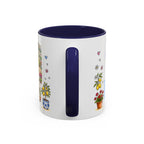 Positano Illustrated Travel Mug | Italy Souvenir Accent Coffee Mug | 11oz 15oz Ceramic Cup