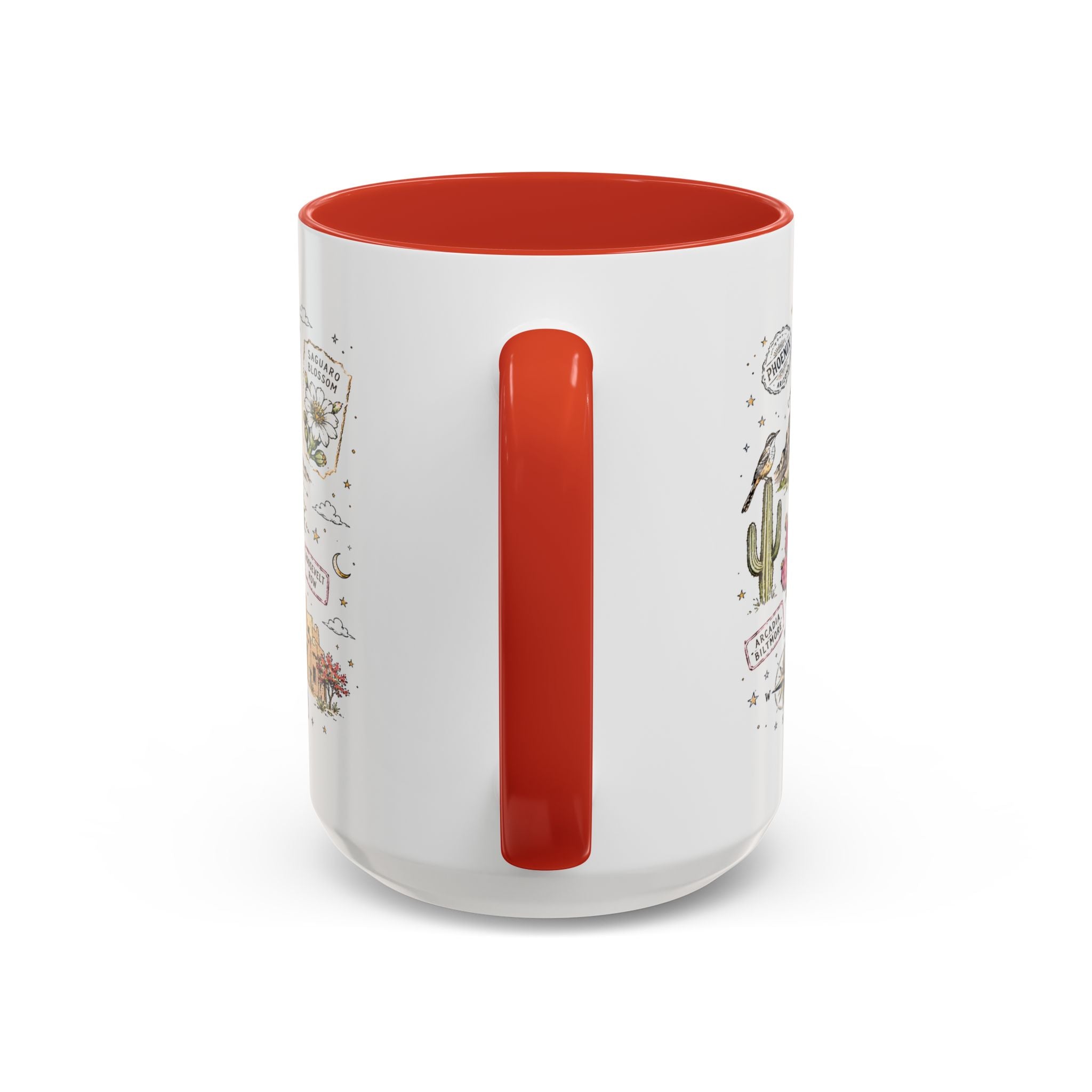 Phoenix Coffee Mug | Arizona Souvenir City Gift | Accent Color Ceramic 11oz 15oz