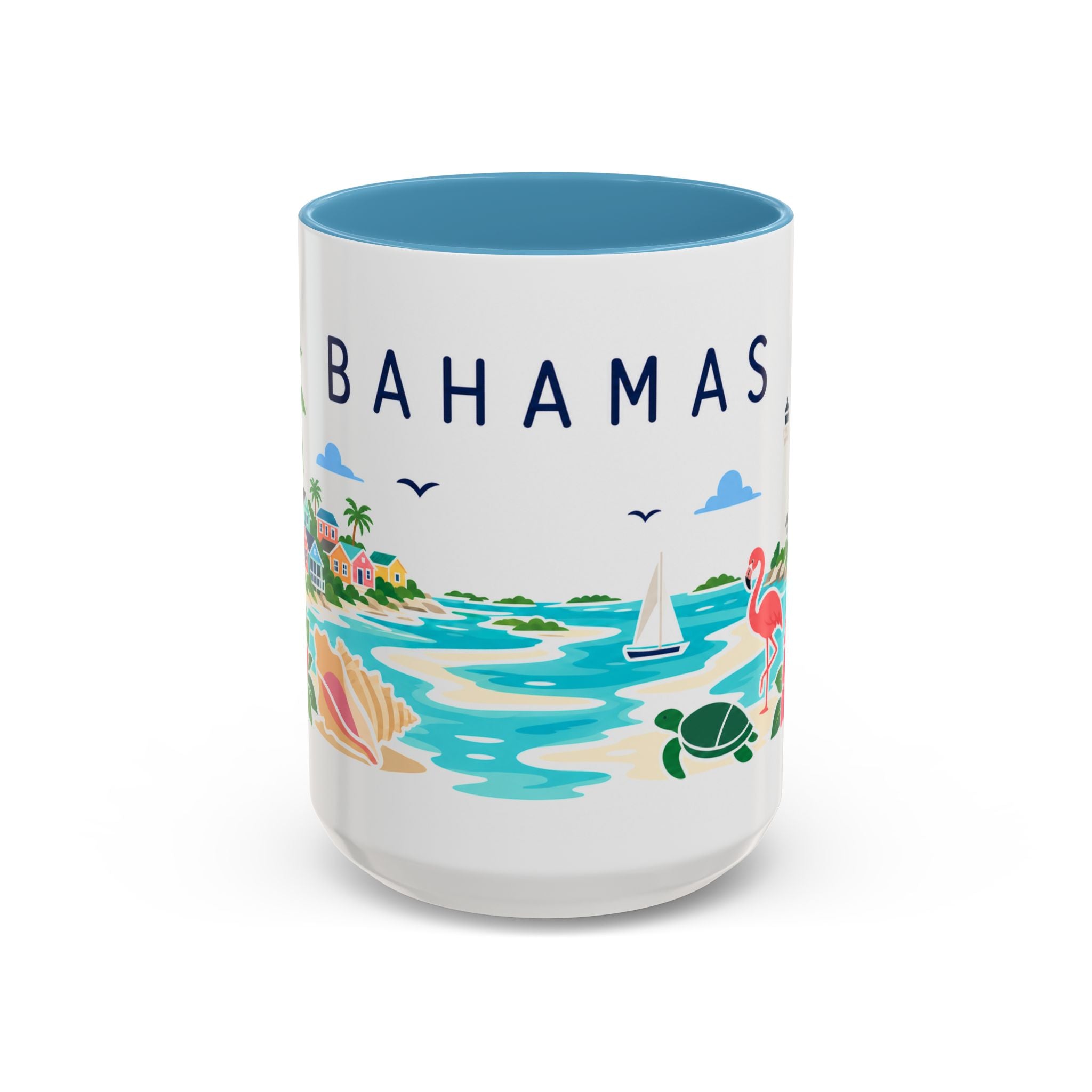 Bahamas Coffee Mug | Travel Souvenir Accent Mug | Country Gift Ceramic Cup 11oz 15oz