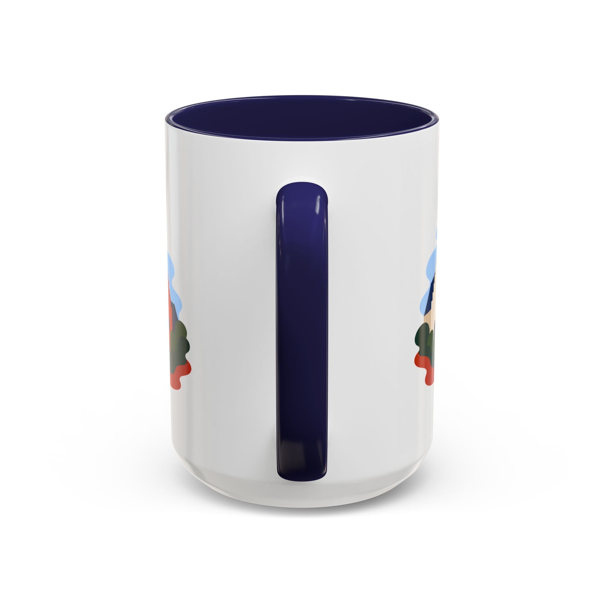 Bruges Coffee Mug | Travel Destination Souvenir Gift | Accent Color Ceramic 11oz 15oz