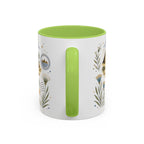 Pyramids of Giza Coffee Mug | Travel Destination Souvenir Gift | Accent Color Ceramic 11oz 15oz
