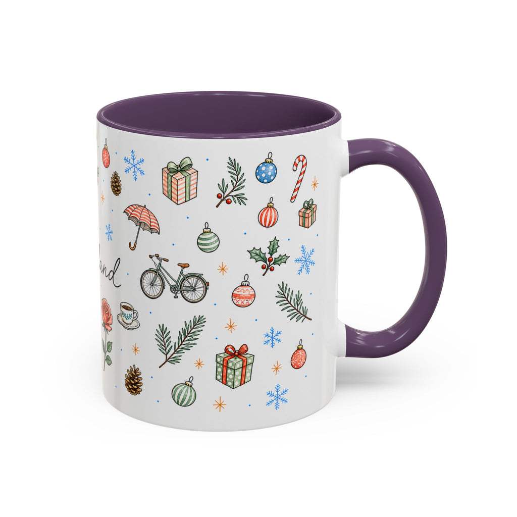 Portland Christmas Watercolor Mug | City Souvenir Coffee Cup (11oz 15oz)
