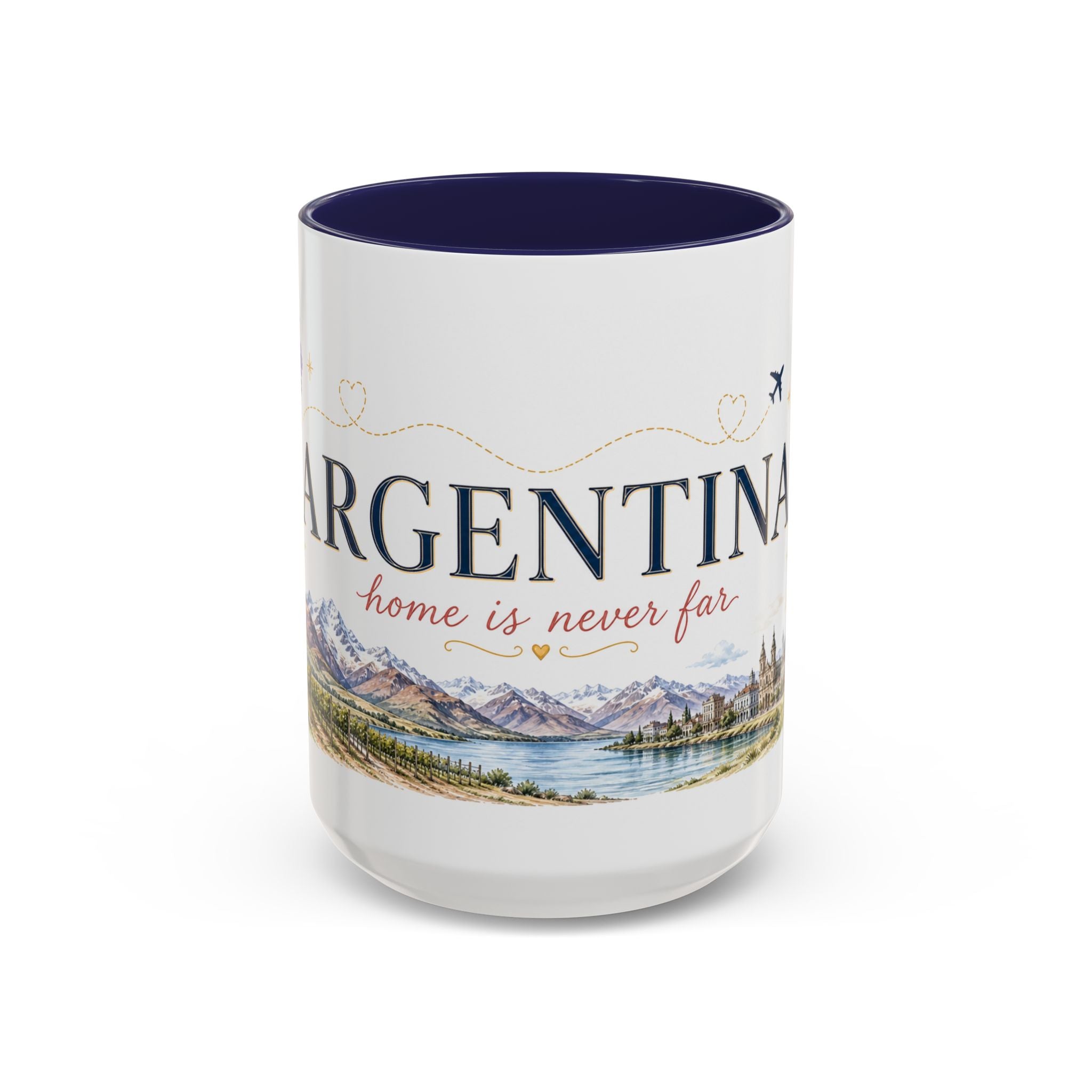 Argentina Home Country Mug | Moving Away Gift | Long Distance Friendship | 11 oz 15 oz Accent Mug