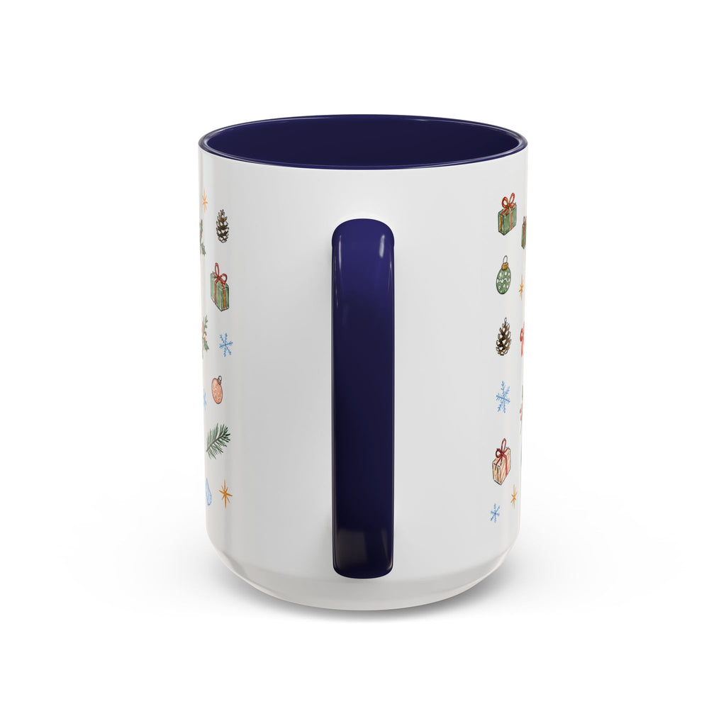 Denali National Park Christmas Mug | Watercolor Travel Souvenir | Holiday Gift | Accent Ceramic Coffee Cup 11oz 15oz