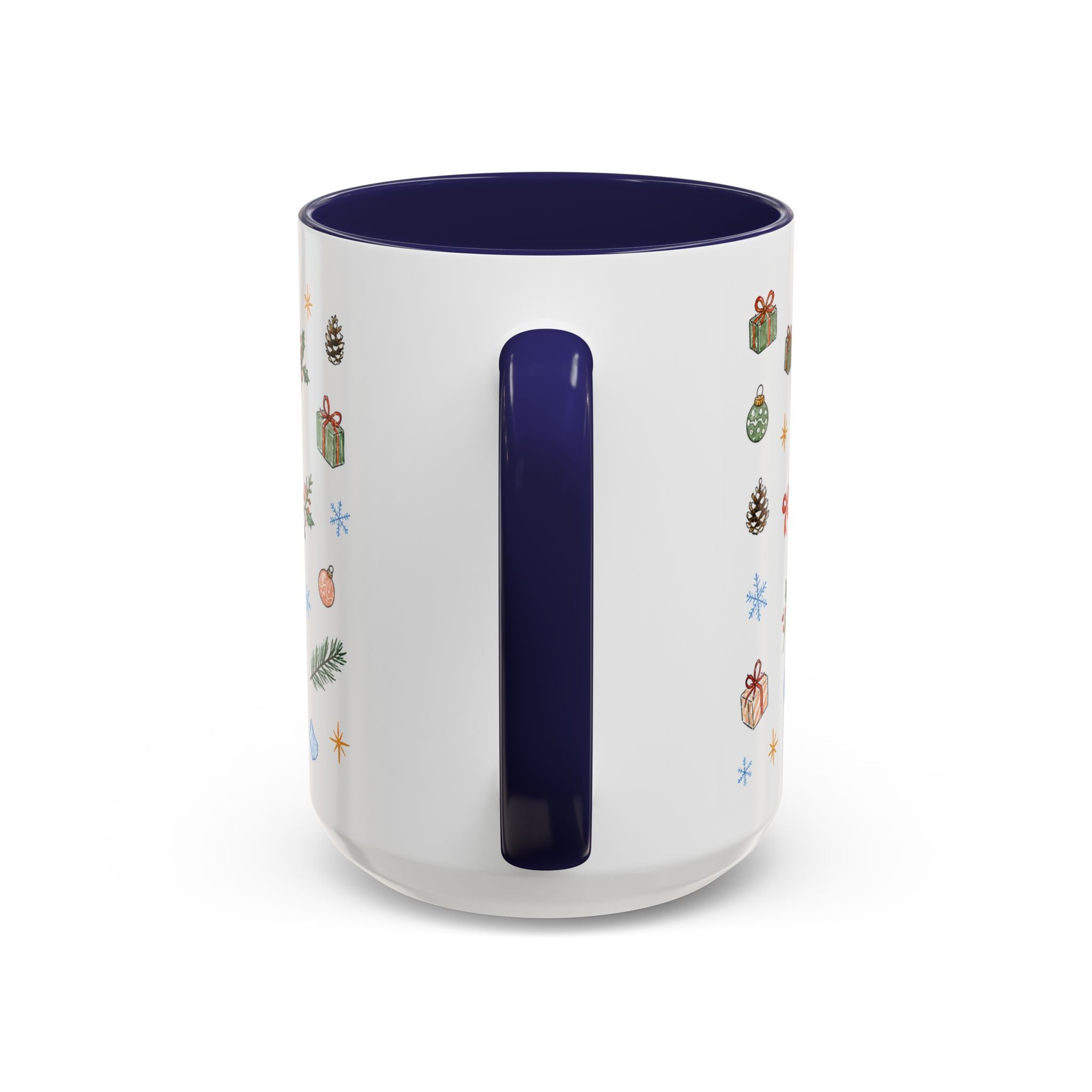 Denali National Park Christmas Mug | Watercolor Travel Souvenir | Holiday Gift | Accent Ceramic Coffee Cup 11oz 15oz