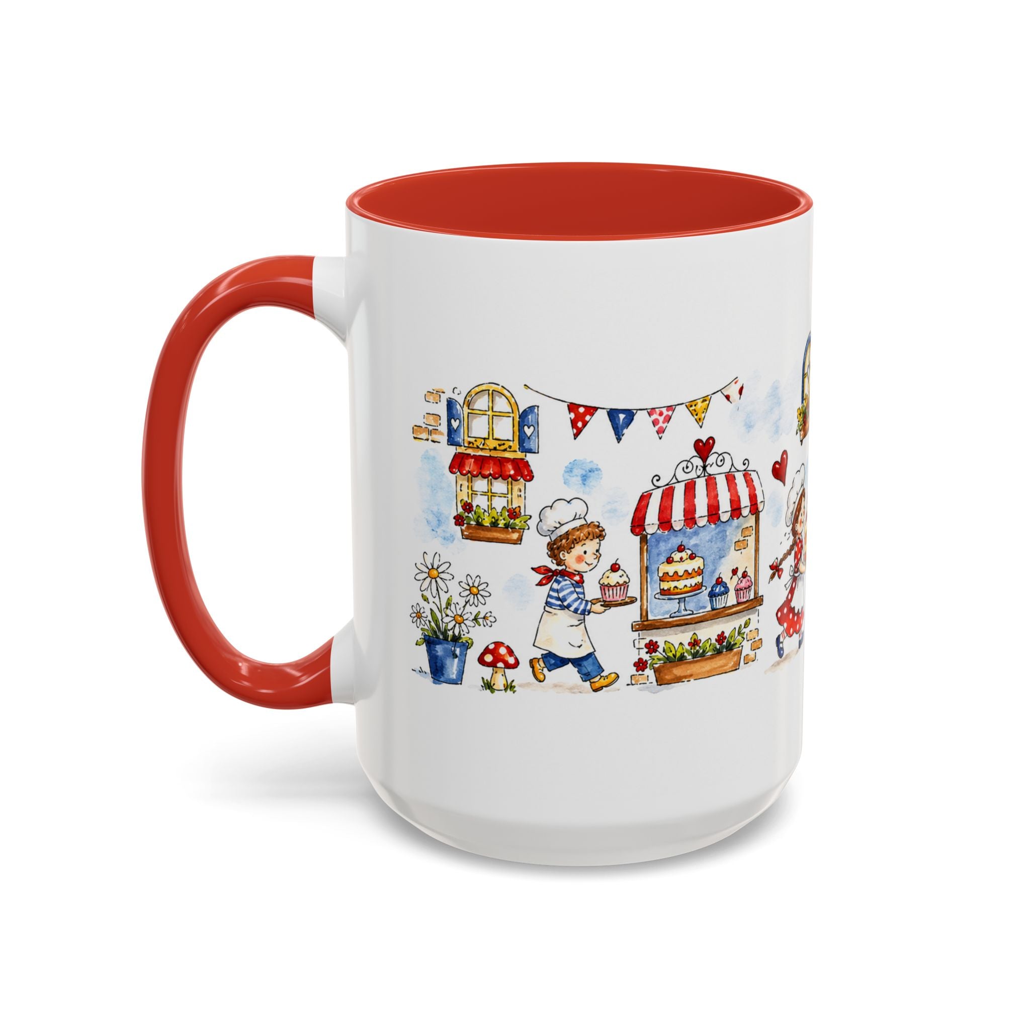 Cozy Bakery Village Mug | Storybook Pastry Accent Coffee Mug | EveryLegend