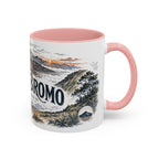 Mount Bromo Mug, Indonesia Travel Souvenir, Bucket List Gift, Accent Ceramic Coffee Mug 11oz 15oz