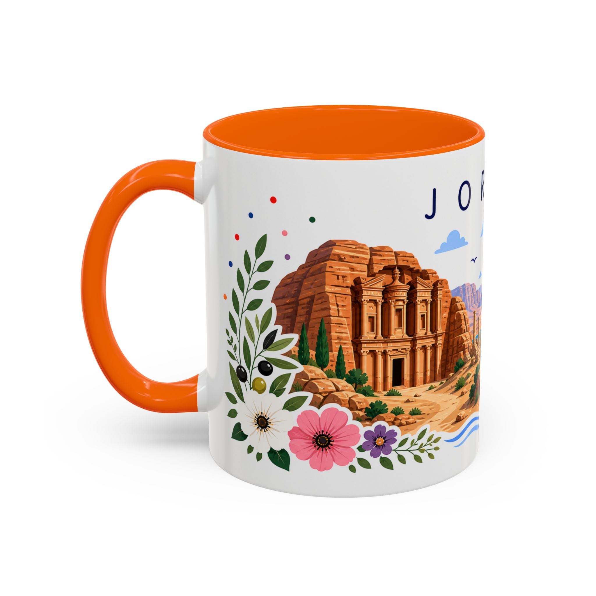 Jordan Coffee Mug | Travel Souvenir Accent Mug | Place Gift Ceramic Cup 11oz 15oz