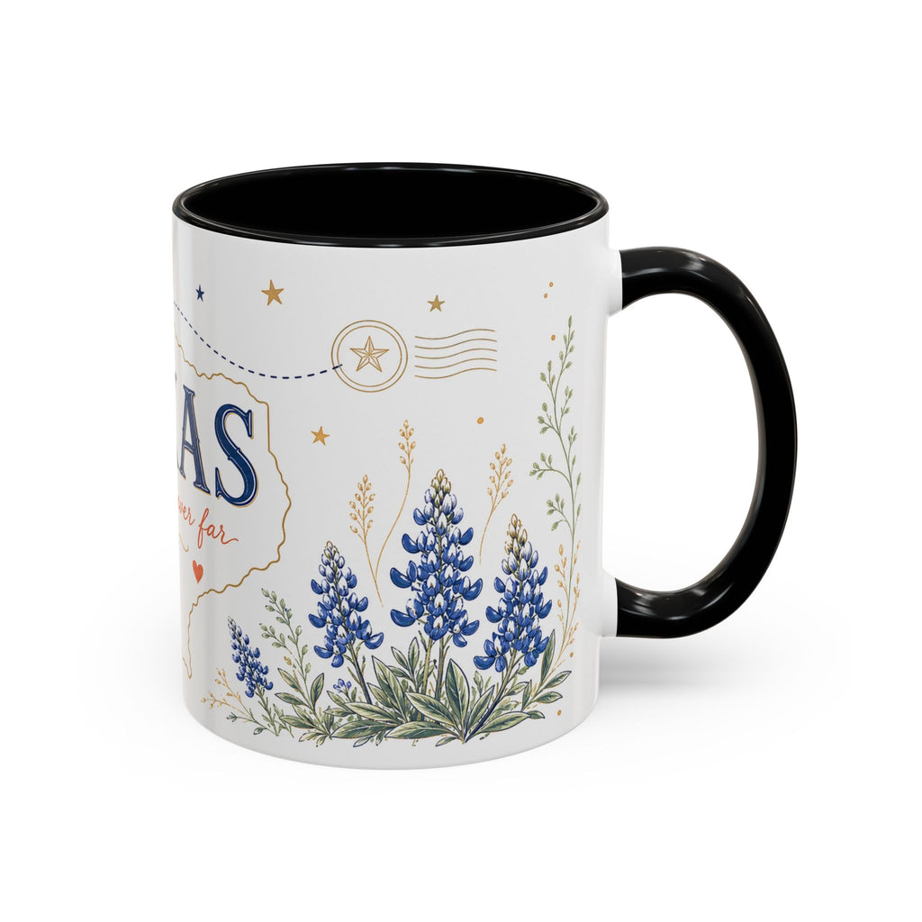 Texas State Map Mug | Bluebonnet Botanical Design, Home Reminder Coffee Cup