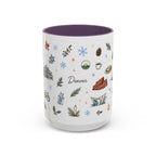 Denver Christmas Mug | Watercolor City Souvenir, Holiday Travel Gift (11oz/15oz)