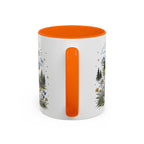 Swiss Alps Coffee Mug | Travel Destination Souvenir Gift | Accent Color Ceramic 11oz 15oz