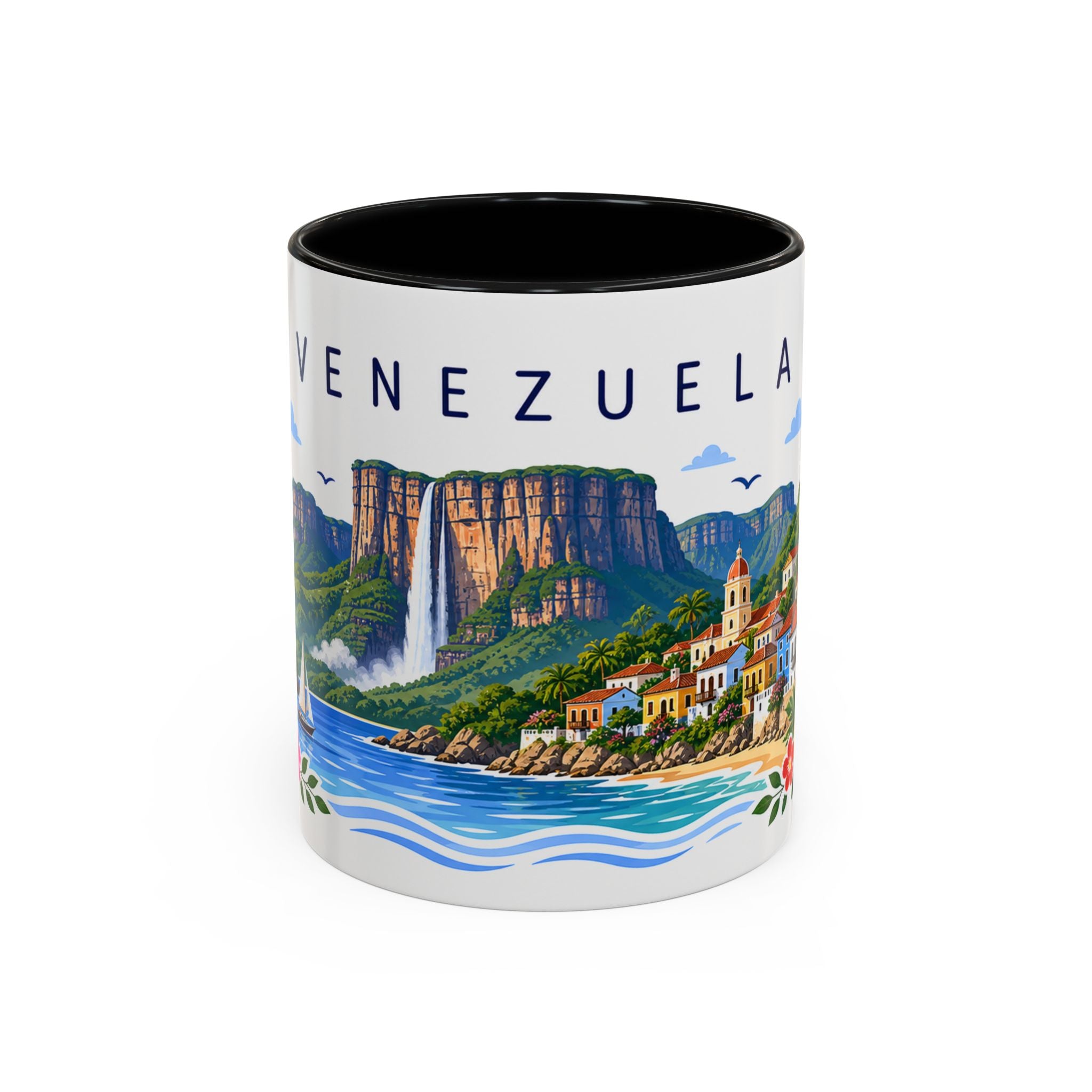 Venezuela Coffee Mug | Travel Souvenir Accent Mug | Place Gift Ceramic Cup 11oz 15oz