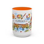 Florence Travel Mug | European City Souvenir Accent Coffee Mug | 11oz 15oz Ceramic Cup