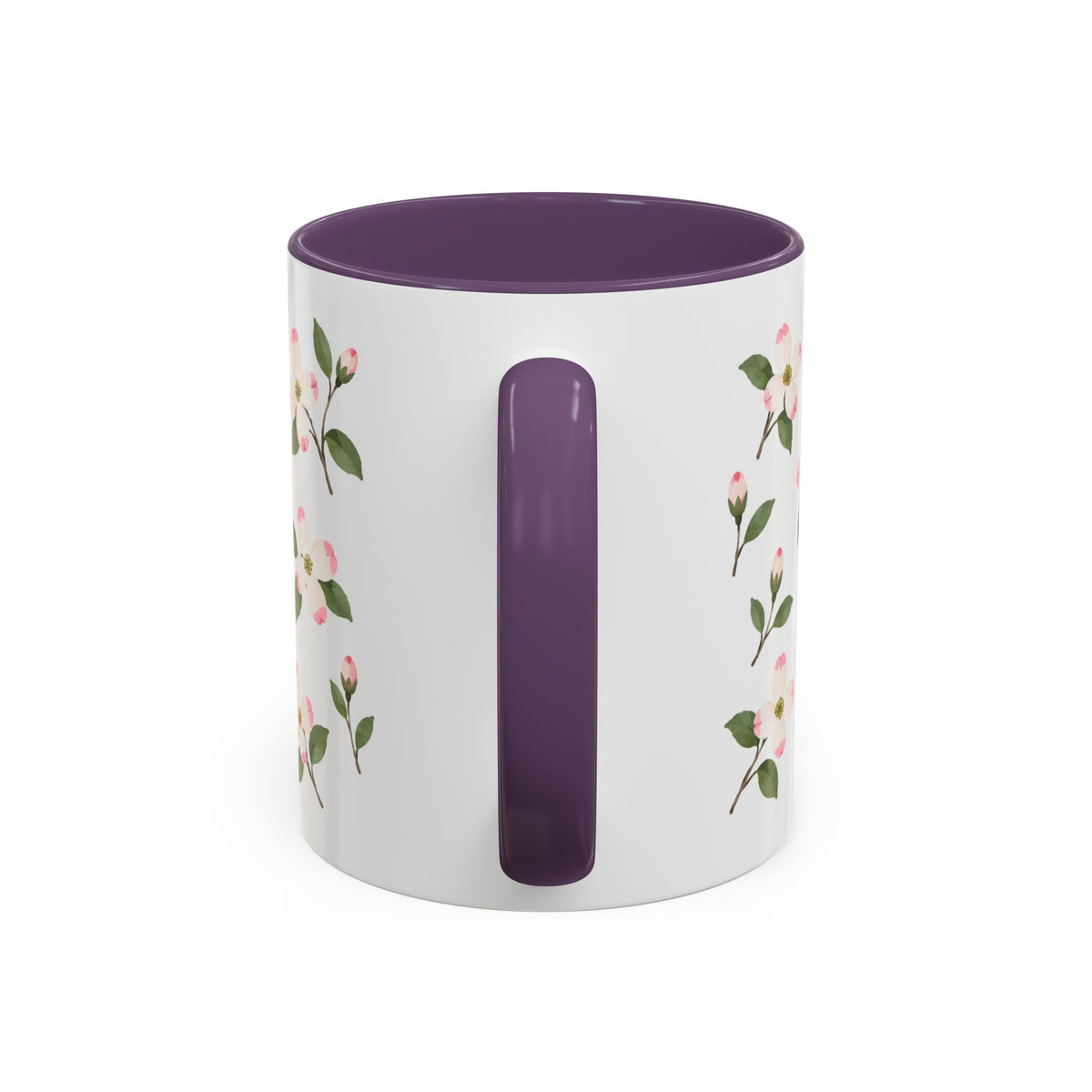 Virginia American Dogwood Mug, State Flower Floral Coffee Cup, 11oz Botanical Gift