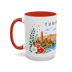 Turkmenistan Coffee Mug | Travel Souvenir Accent Mug | Place Gift Ceramic Cup 11oz 15oz