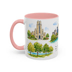 Tulsa Illustrated Travel Mug | City Souvenir Accent Coffee Mug | 11oz 15oz Ceramic Cup