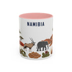 Namibia Coffee Mug | Travel Souvenir Accent Mug | Country Gift Ceramic Cup 11oz 15oz