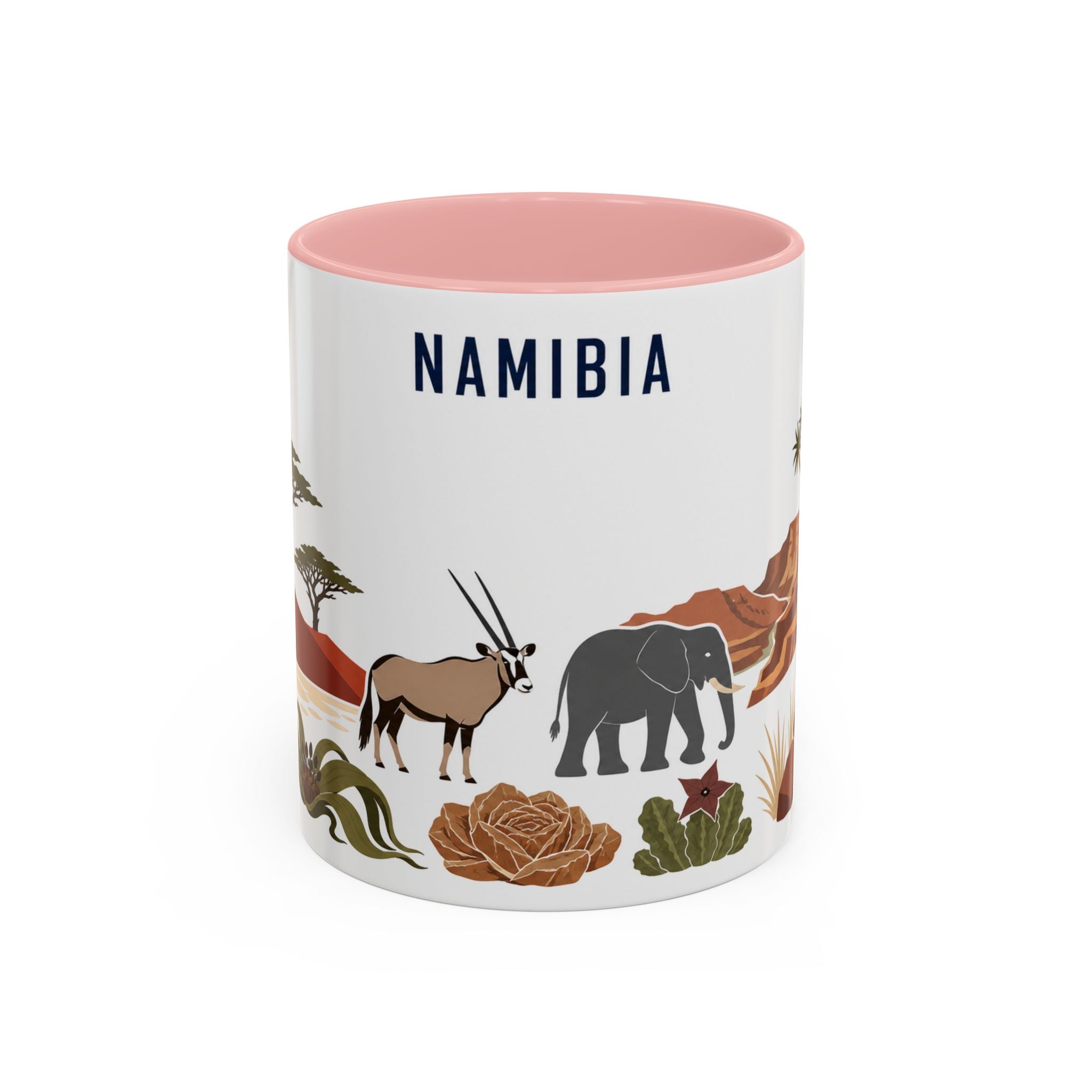 Namibia Coffee Mug | Travel Souvenir Accent Mug | Country Gift Ceramic Cup 11oz 15oz